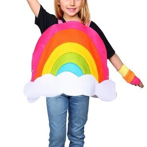 Dress Up America Rainbow Costume - Cute, Fun, Rainbow Costume for Kids sz8-10